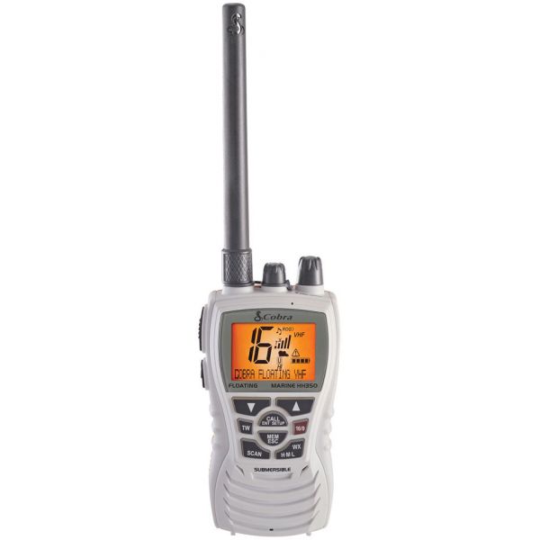 Cobra MR HH350W FLT Floating 6W VHF Radio - White