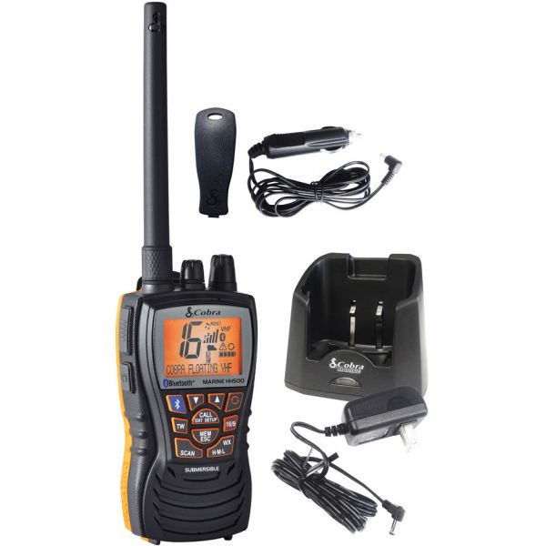 Cobra MR HH500 FLT BT Floating 6W VHF Radio w/ Bluetooth