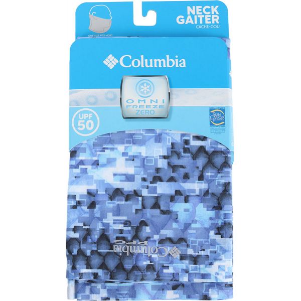 Columbia Freezer Zero Neck Gaiter - Vivid Blue Digi Scale Print