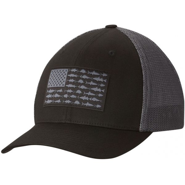 Columbia PFG Fish Flag Mesh Ball Cap - L/XL