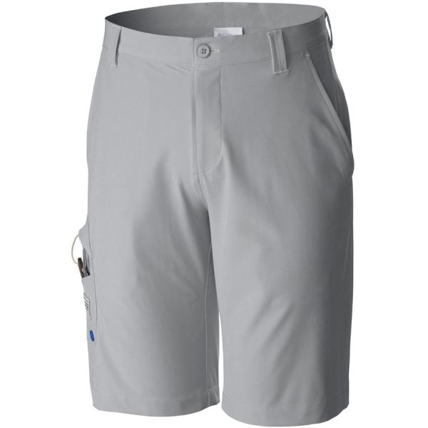 Columbia PFG Terminal Tackle Men's Shorts - Cool Grey/Vivid Blue - 32