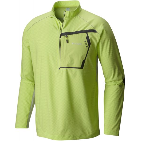 Columbia Force 12 ZERO Half Zip L/S Shirts - Tippet/Cool Grey