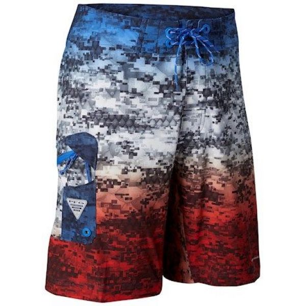 Columbia PFG Offshore II Board Shorts - Americana Digi Camo Fade - 32