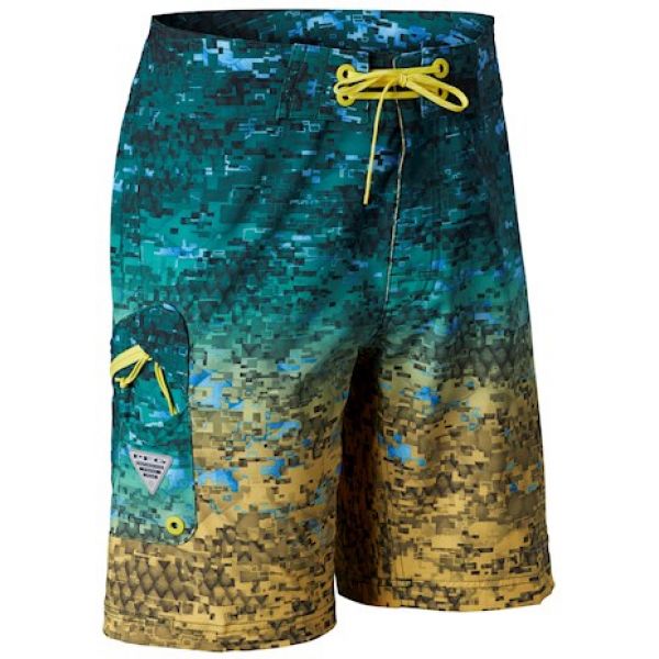 Columbia PFG Offshore II Board Shorts - Dorado Digi Camo Fade - 32