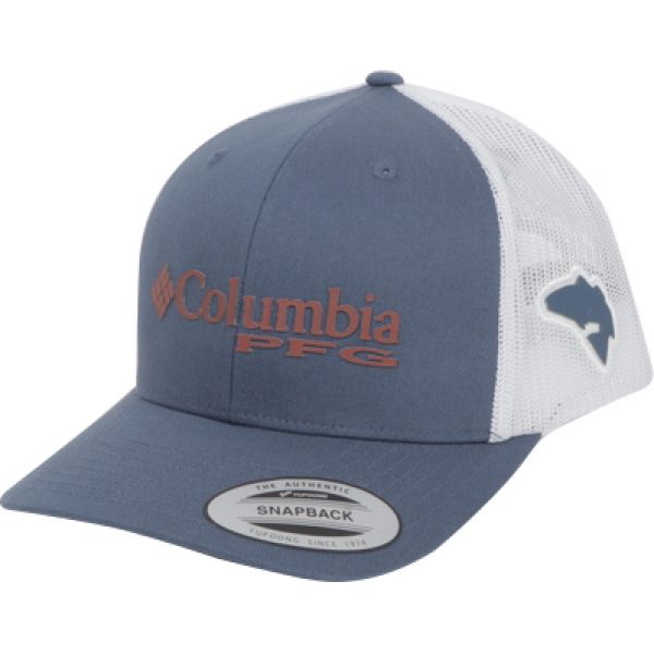 Columbia PFG Mesh Snap Back Ball Cap - Dark Mountain