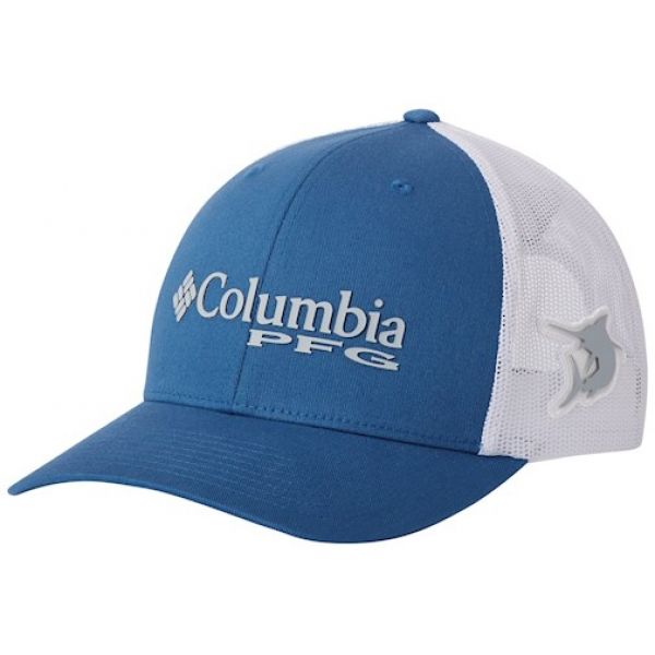 Columbia PFG Marlin Mesh Snap Back Ball Cap - Impulse Blue