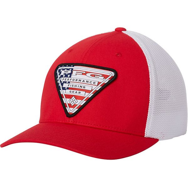 Columbia PFG Stateside USA Triangle Mesh Ball Cap