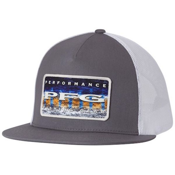 Columbia PFG Offshore Snap Back Hat - Titanium Marlin Fade