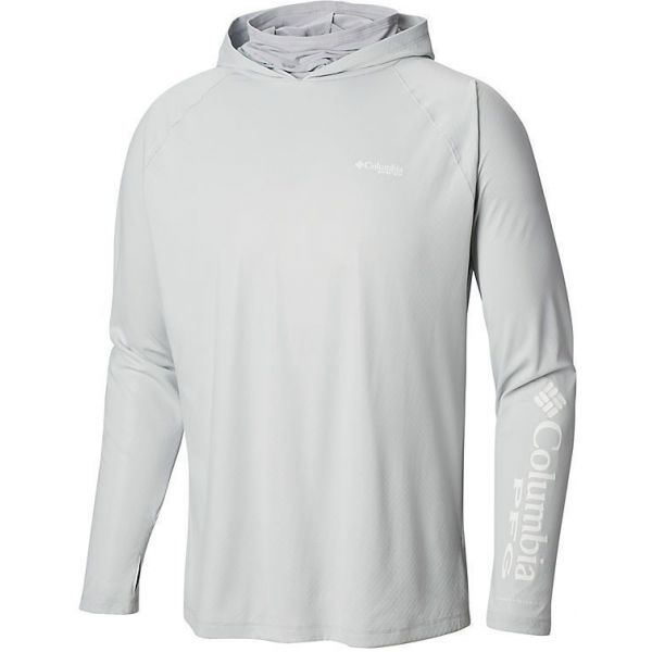 Columbia PFG Terminal Deflector ZERO Men's Hoodie - Cool Grey