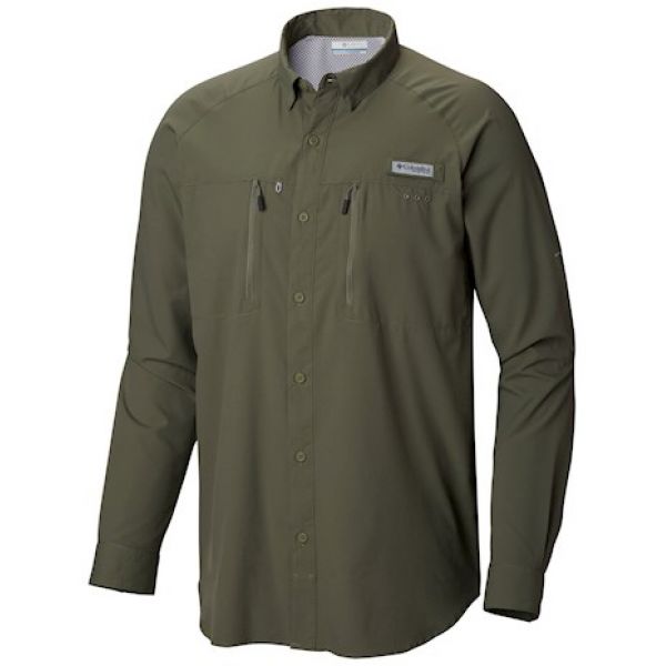 Columbia PFG Terminal Tackle Long Sleeve Woven Shirt - Cypress