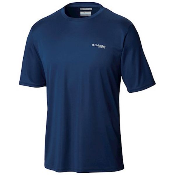 Columbia PFG Terminal Tackle Compass SS Shirt - Carbon/Flats Fish