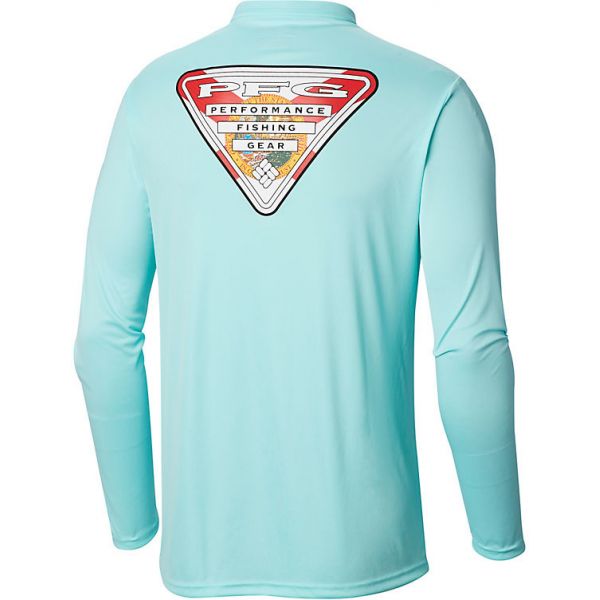 Columbia PFG Terminal Tackle Triangle State Shirt - Gulf Stream/FL L