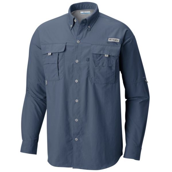 Columbia PFG Bahama II Long Sleeve Shirt - Dark Mountain