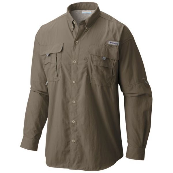 Columbia PFG Bahama II Long Sleeve Shirt - Sage