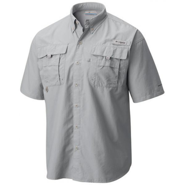 Columbia Bahama II Short Sleeve Shirt - Cool Grey 2XL