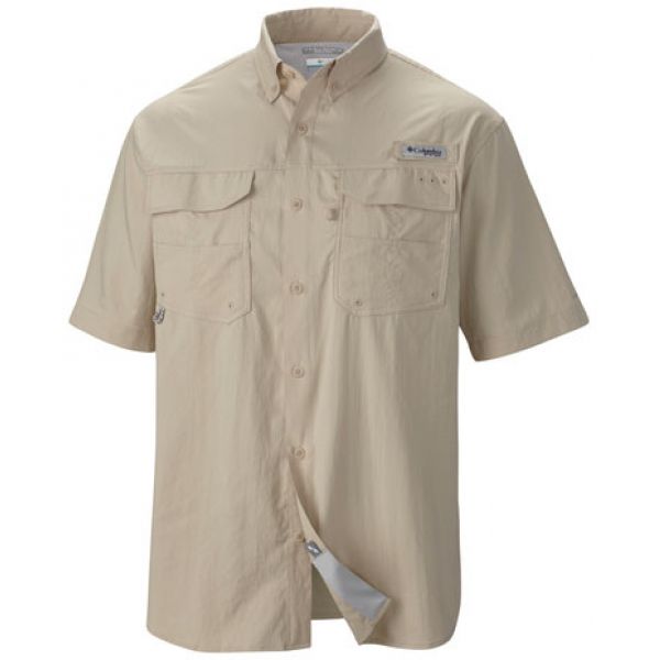 Columbia Blood and Guts III Short Sleeve Woven Shirt - Fossil