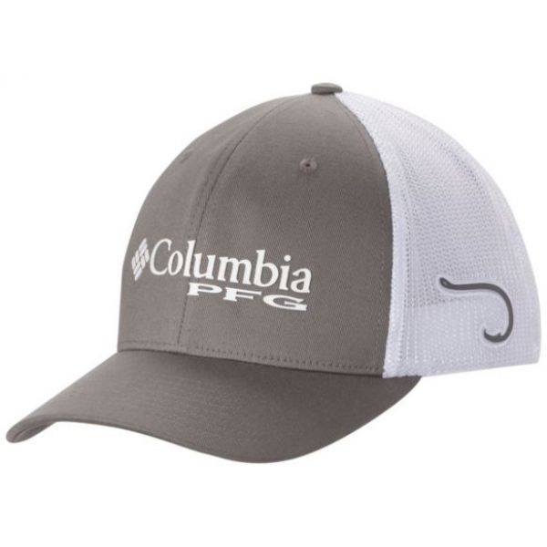 Columbia PFG Mesh Ball Cap - Titanium Fish S/M