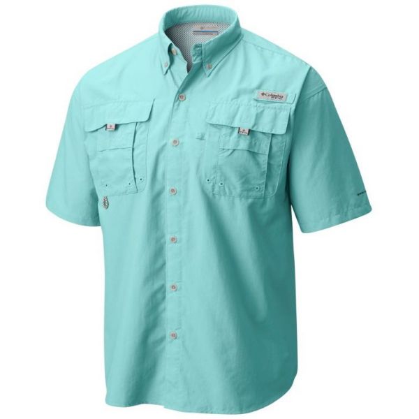 Columbia Bahama II Short Sleeve Shirt - Gulf Stream - Medium