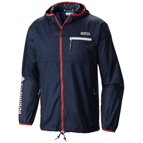 Columbia Terminal Spray Jacket - Collegiate Navy/White L