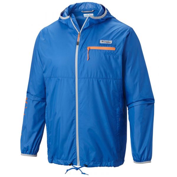 Columbia Terminal Spray Jacket - Vivid Blue/Jupiter 2XL