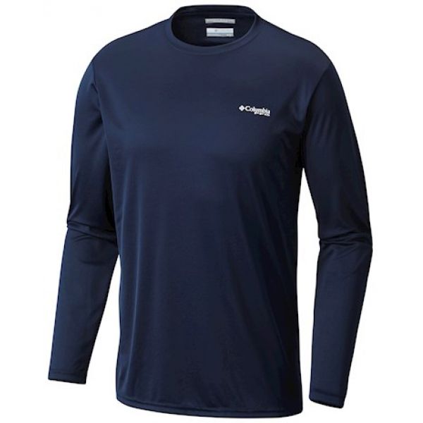 Columbia Terminal Tackle L/S Shirt - Coll Navy/Marlin Flag L