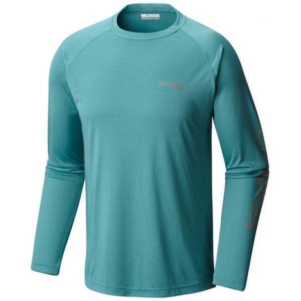 Columbia Terminal Tackle Long Sleeve Shirt - Teal 2XL