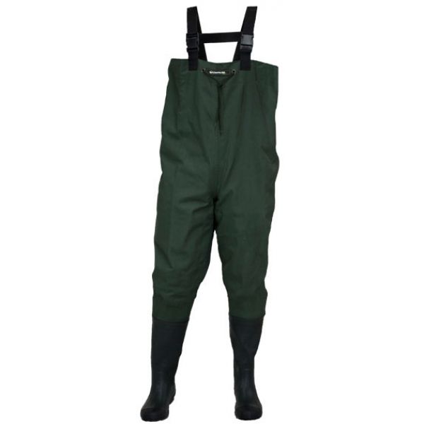 Compass360 2112243-10 Oxbow Poly Rubber Cleated Bootfoot Waders - 10