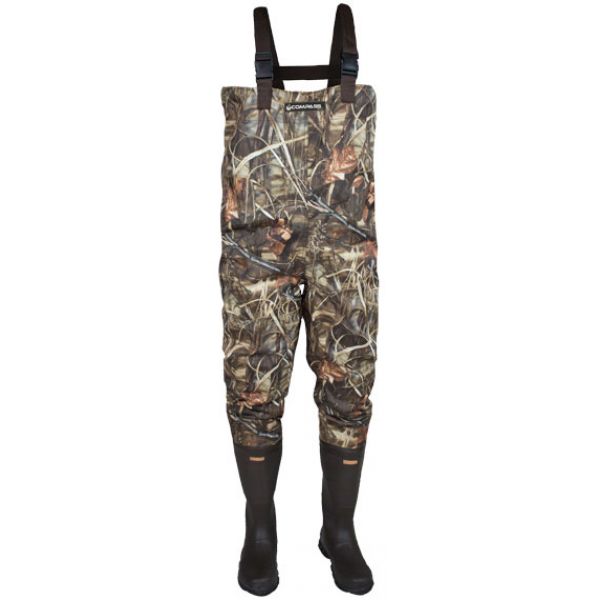 Compass360 2112256 Oxbow Rubber Camo Cleated Bootfoot Chest Waders