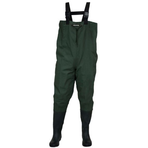 Compass360 2112343-10 Oxbow Rubber Felt Bootfoot Chest Waders - 10