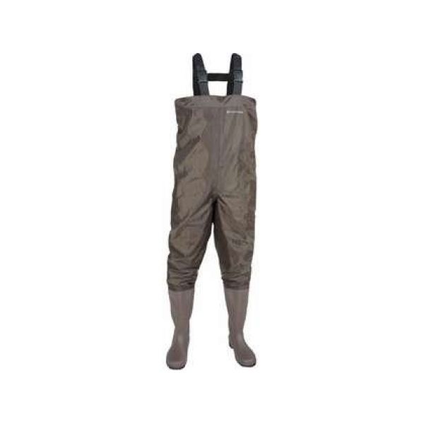 Compass360 Windward Cleated Bootfoot Wader - Dark Brown - 10