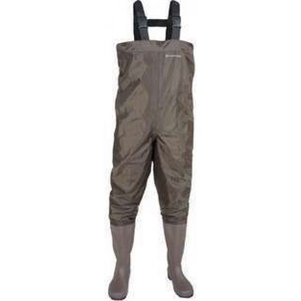 Compass360 Windward Cleated Bootfoot Wader - Dark Brown - 12