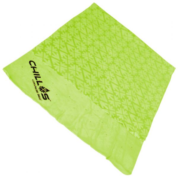 Compass360 Chillo's Cooling Towel - Hi-Vis Lime Green