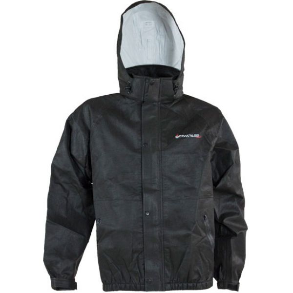 Compass360 DuraTek Rain Jacket - Black - 3X-Large