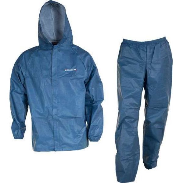 Compass360 EL12304-21 Eco-Lite Youth Rain Suit - Blue - Size Small