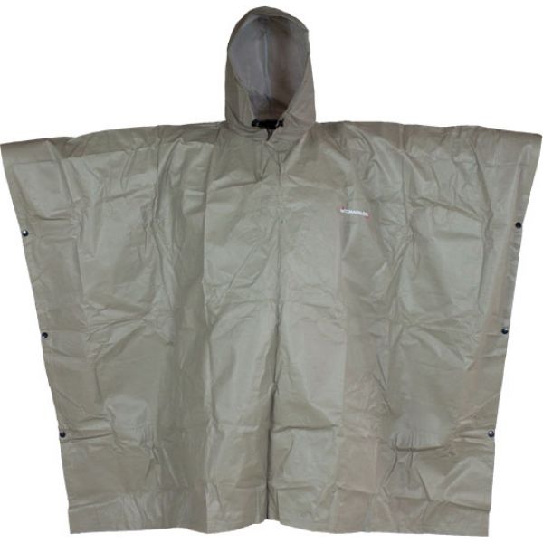 Compass360 EL52114-84 Eco-Lite Rain Poncho - Khaki