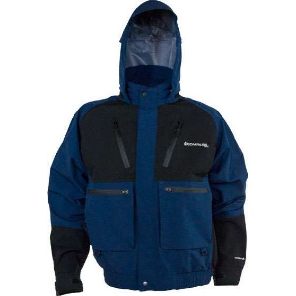 Compass360 HydroTek Thunder Jacket - Black/Sea Blue - Large