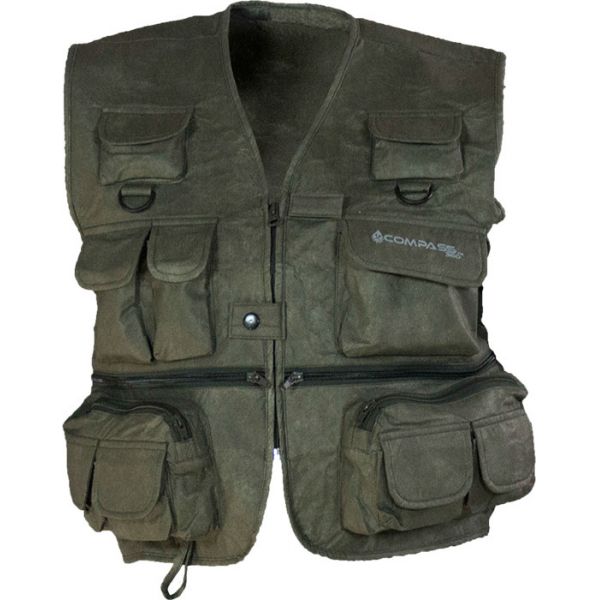 Compass360 SportTek Wading Vest - Stone - Large