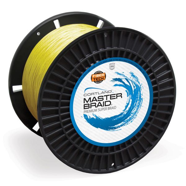 Cortland Master Braid Fishing Line - 80lb - 1200yd - Yellow