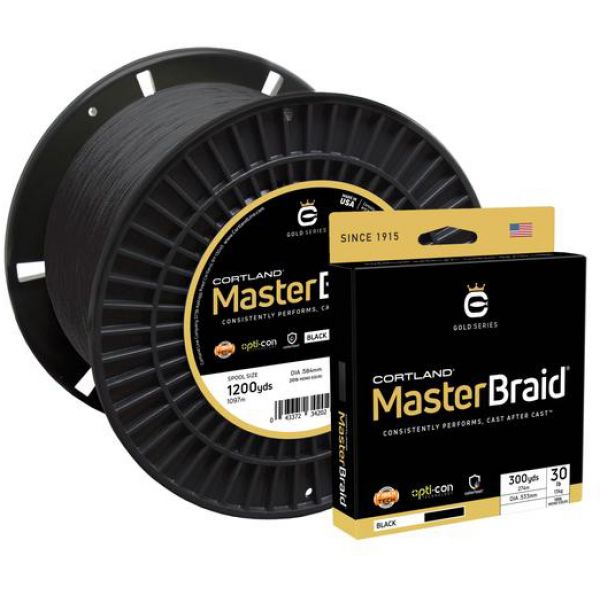 Cortland Master Braid Fishing Line - 10lb - 150yd - Black