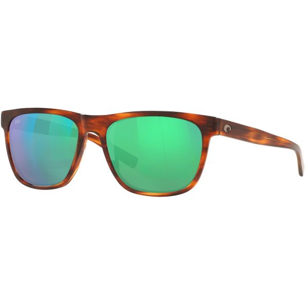 Costa Apalach Sunglasses - Shiny Tortoise Frame/Green Mirror 580G