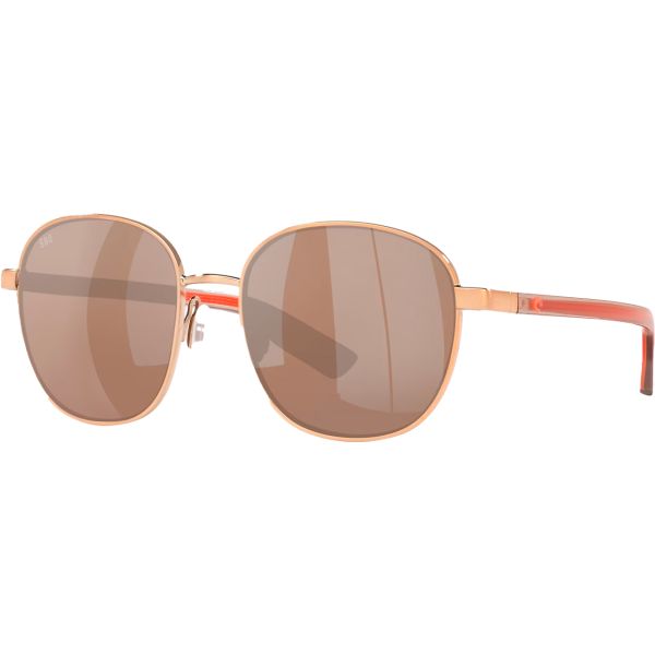 Costa Egret Sunglasses - Rose Gold/Copper Silver Mirror 580G