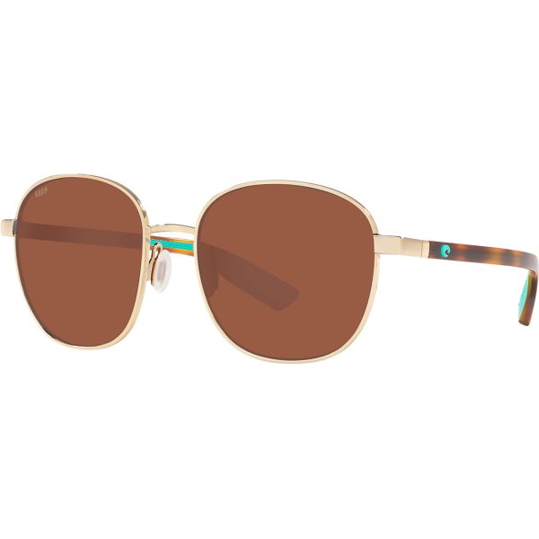 Costa Egret Sunglasses - Shiny Gold/Copper 580P