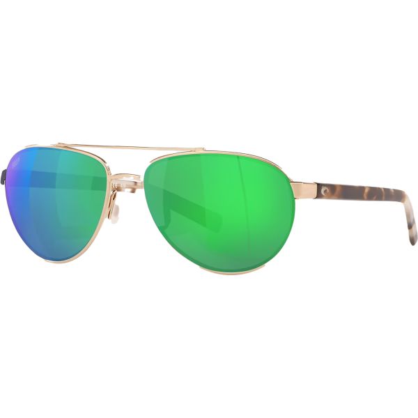 Costa Fernandina Sunglasses - Brushed Gold/Green Mirror 580P