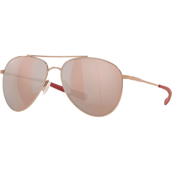 Costa Cook Sunglasses - Rose Gold Frame/Copper Silver Mirror 580P