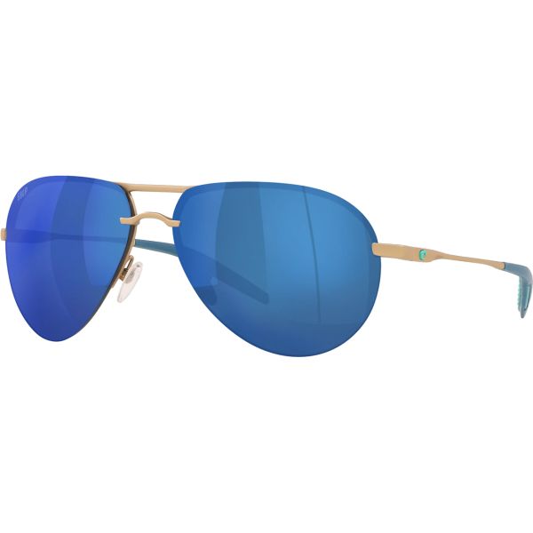 Costa Helo Sunglasses - Matte Champagne/Blue Mirror 580P