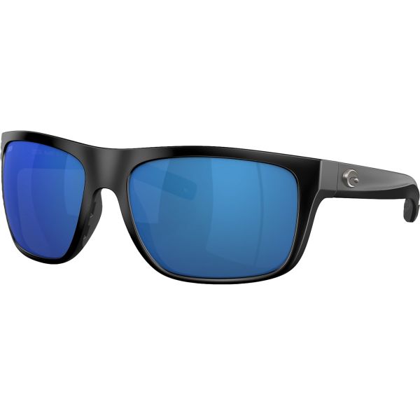 Costa Broadbill Sunglasses - Matte Black/Blue Mirror 580P