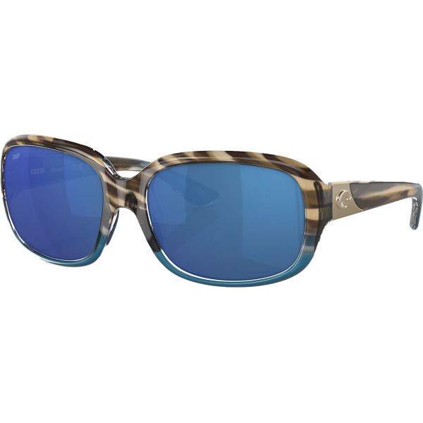 Costa Gannet Sunglasses - Shiny Wahoo/Blue Mirror 580P