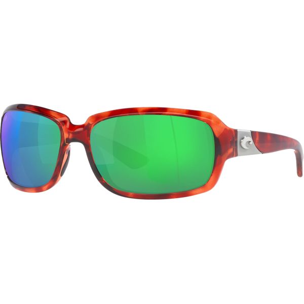 Costa Isabela Sunglasses - Tortoise/Green Mirror 580P