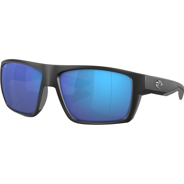 Costa Bloke Sunglasses - Matte Black/Blue Mirror 580G