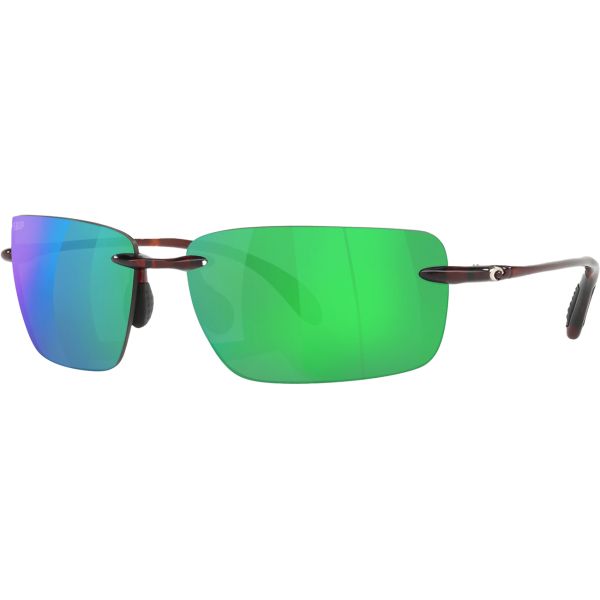 Costa Gulf Shore Sunglasses - Tortoise/Green Mirror 580P